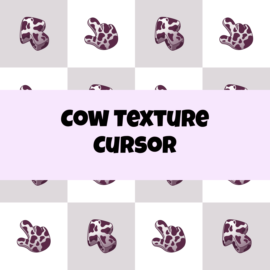 Preview Cow Texture cursor custom cursor pack